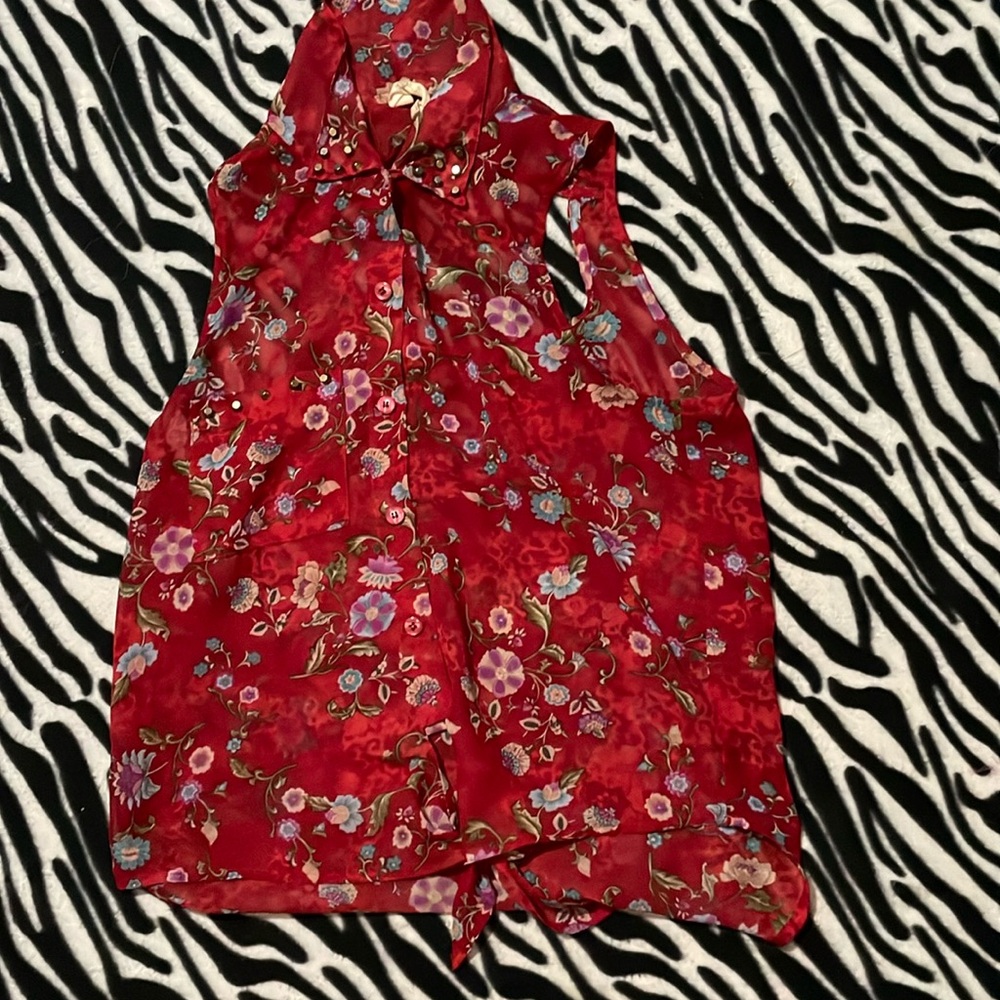 ❣️CLEARANCE ITEM❣️2014 Sheer Overlay Blouse